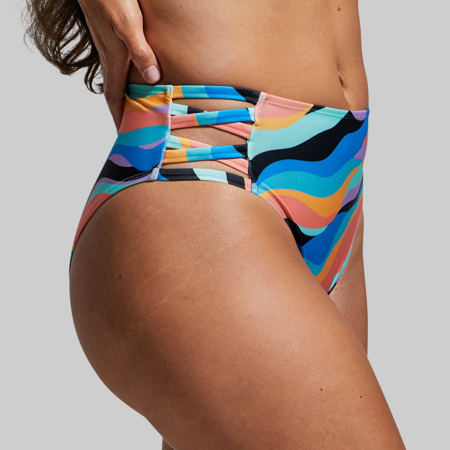 Sandbar Bikini Bottom (70's Waves)