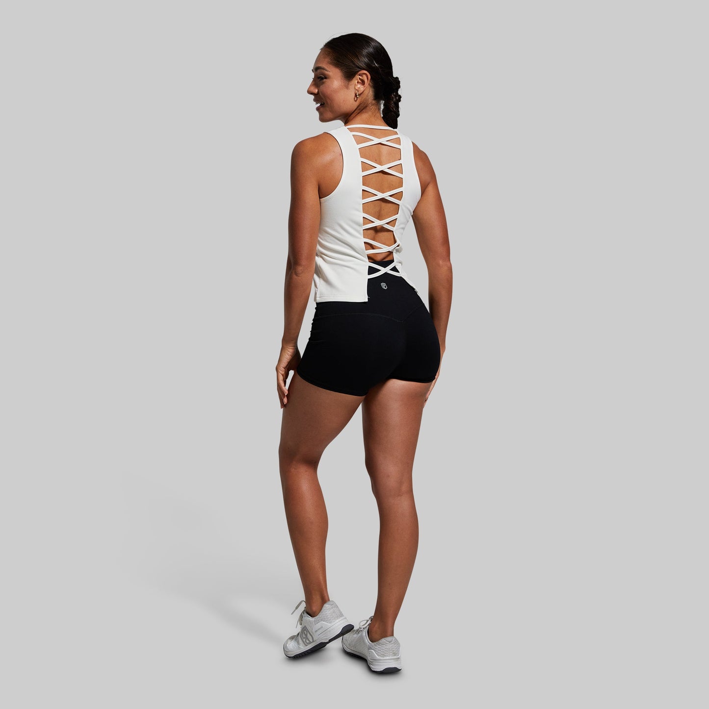 String Me Along Crop Top 2.0 (White)