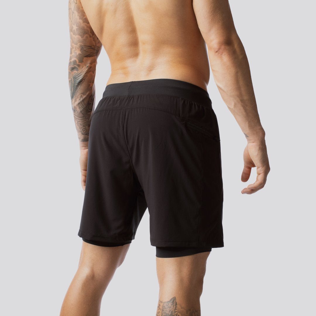 Versatile Short w/ Compression 7" (Black)