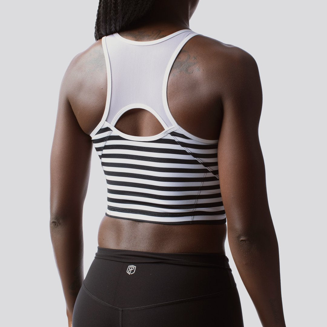 Meshed Up Cropped Sports Bra (Break Free)