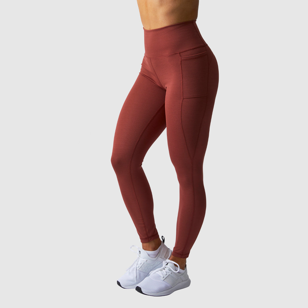 Rise Legging 2.0 (Brick Red)