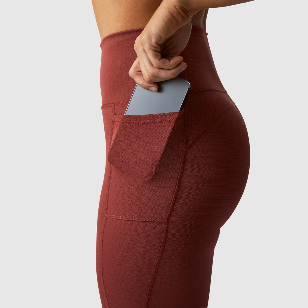 Rise Legging 2.0 (Brick Red)