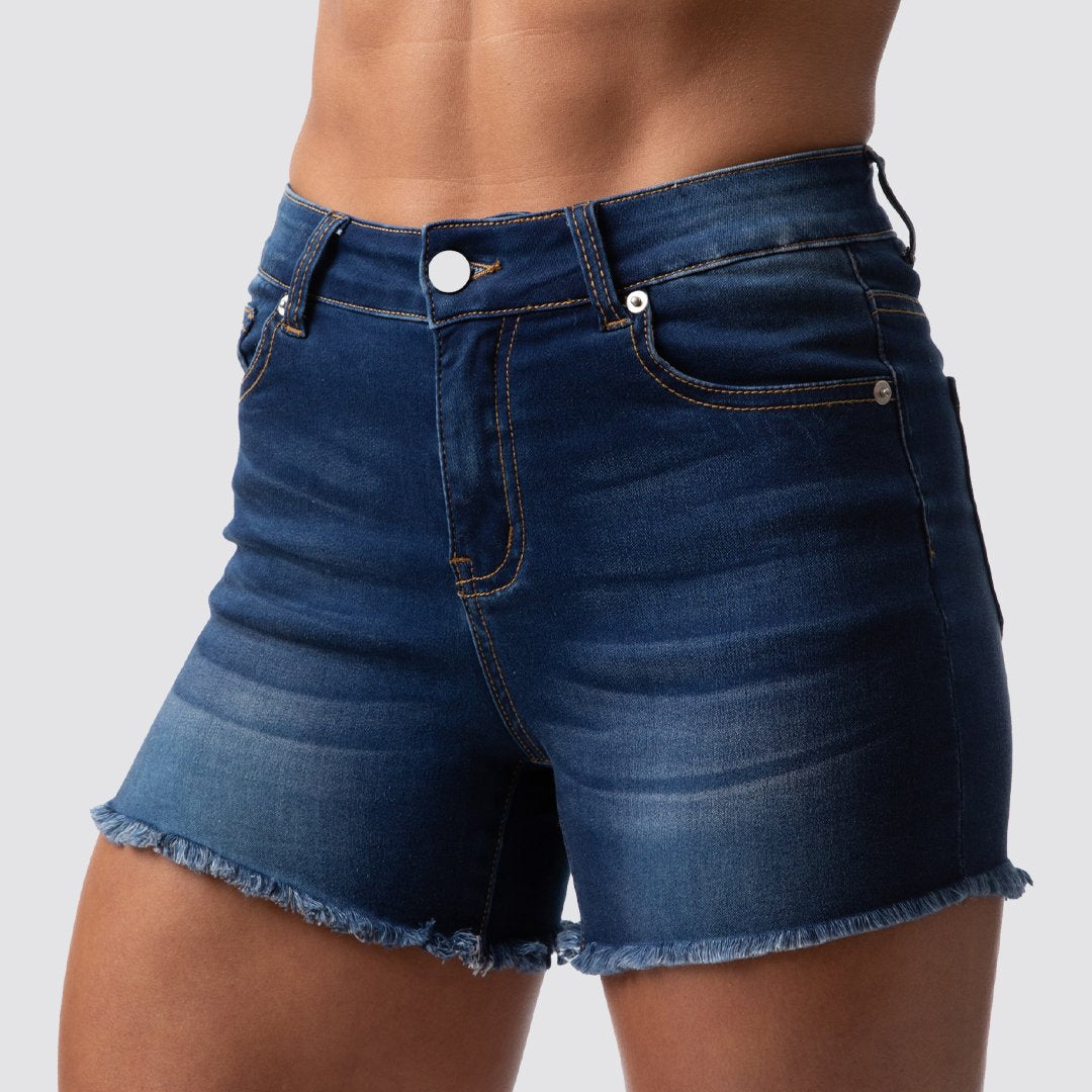 FLEX Stretchy Jean Short (Dark Wash)