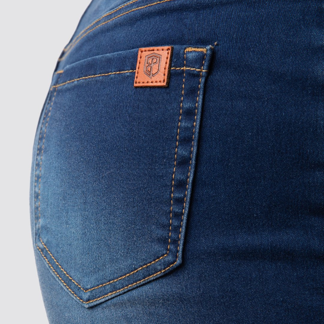 FLEX Stretchy Jean Short (Dark Wash)