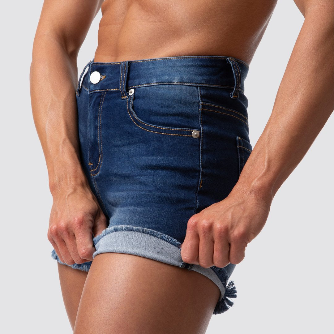 FLEX Stretchy Jean Short (Dark Wash)