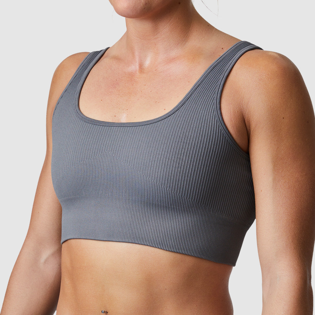 Studio Sports Bra (Metal Grey)