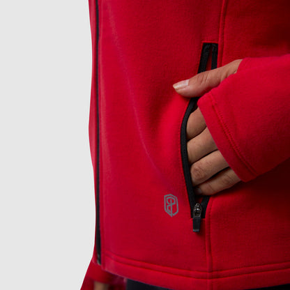 Unmatched Moto Zip Up (Lava)