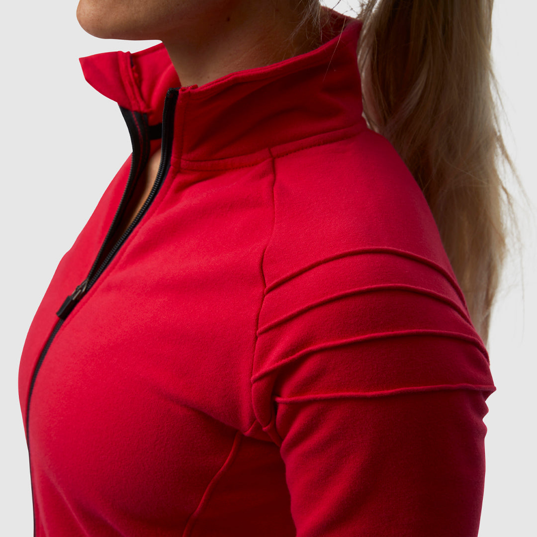 Unmatched Moto Zip Up (Lava)