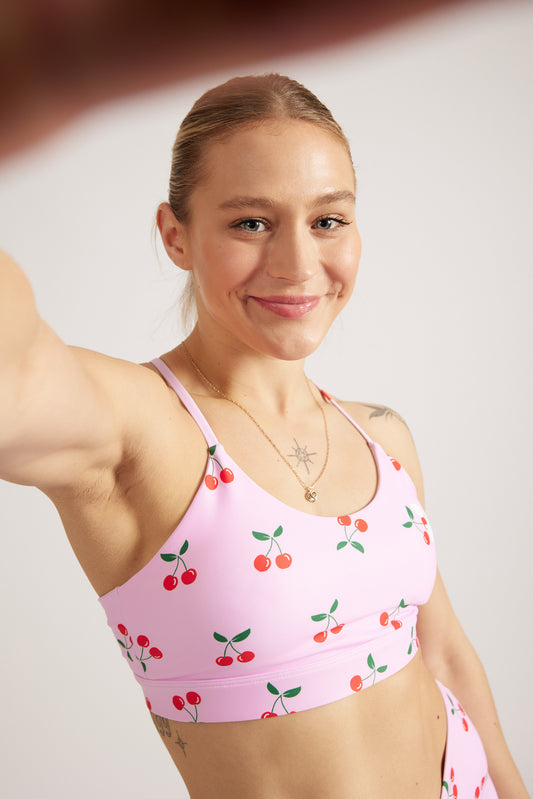 VOXY Staple Sports Bra (Very Berry)