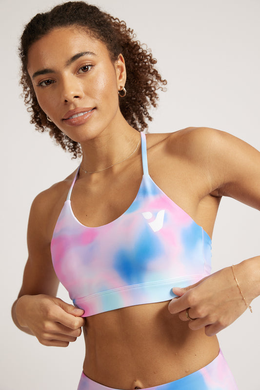 VOXY Staple Sports Bra (Cotton Candy)