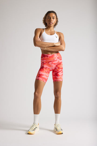 VOXY Biker 8” Short (Orange Camo)