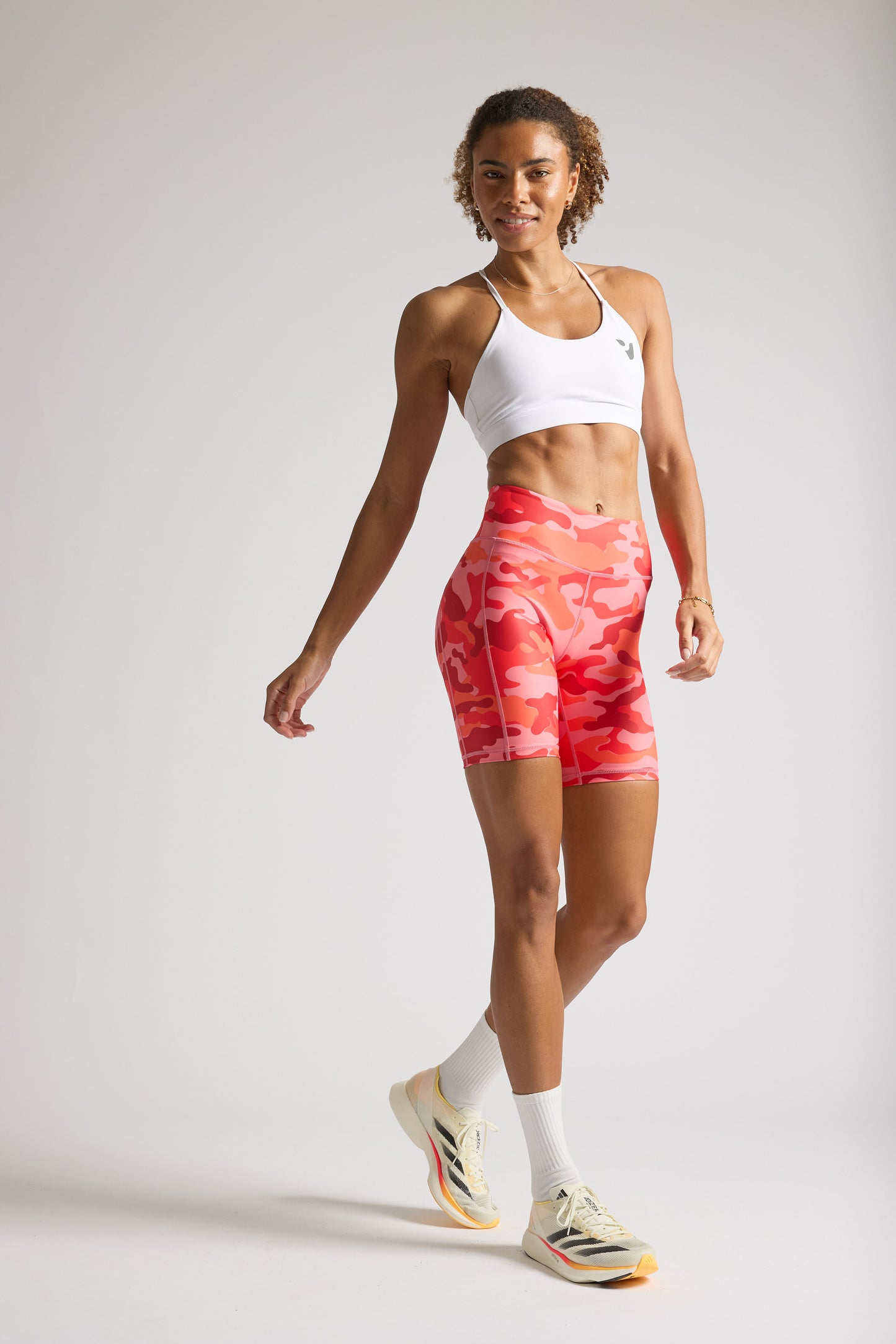 VOXY Biker 8” Short (Orange Camo)