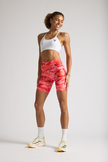 VOXY Biker 8” Short (Orange Camo)