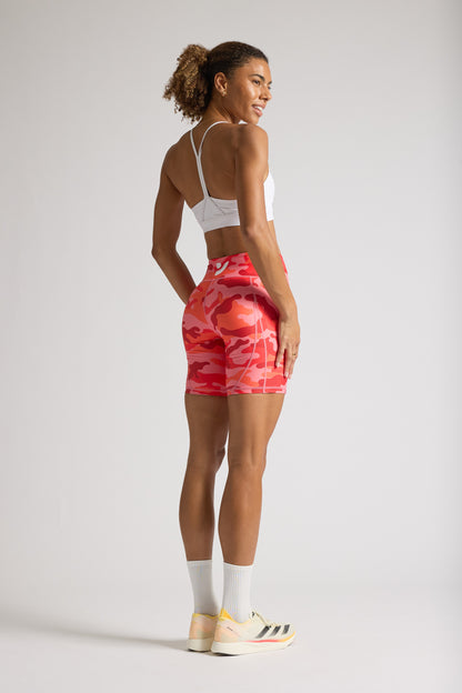 VOXY Biker 8” Short (Orange Camo)