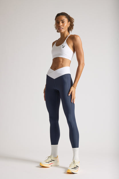 VOXY Leggings (Navy V-Cut)