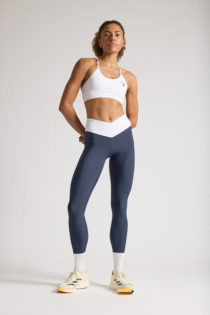 VOXY Leggings (Navy V-Cut)