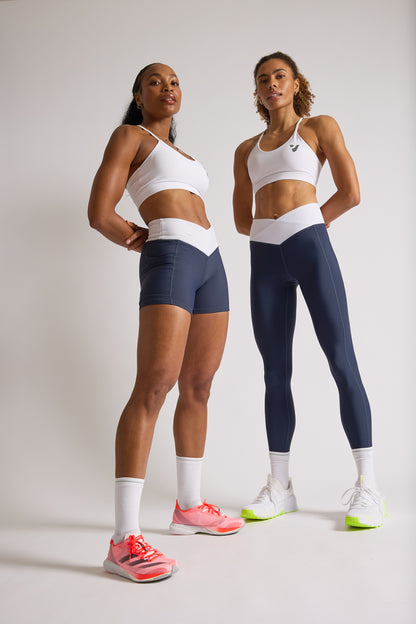 VOXY Leggings (Navy V-Cut)
