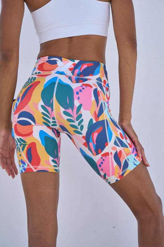 VOXY Biker 8” Short  (Abstract)