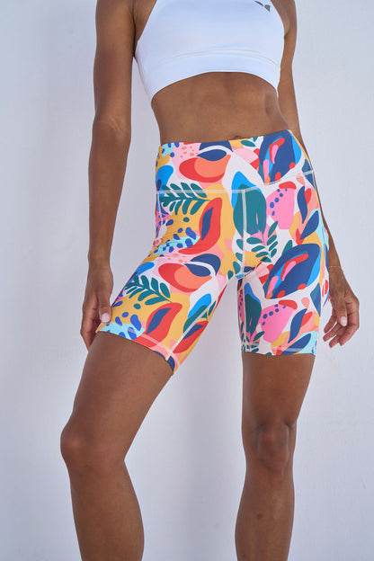 VOXY Biker 8” Short  (Abstract)