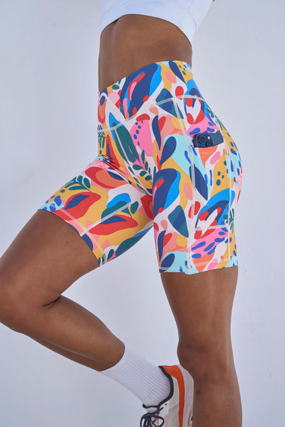 VOXY Biker 8” Short  (Abstract)