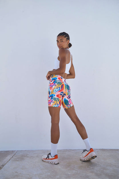 VOXY Biker 8” Short  (Abstract)