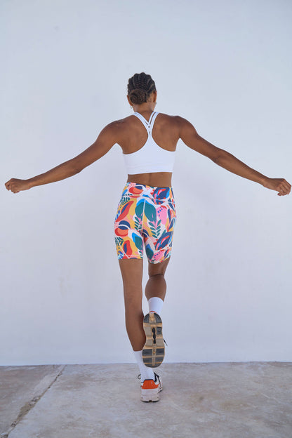 VOXY Biker 8” Short  (Abstract)