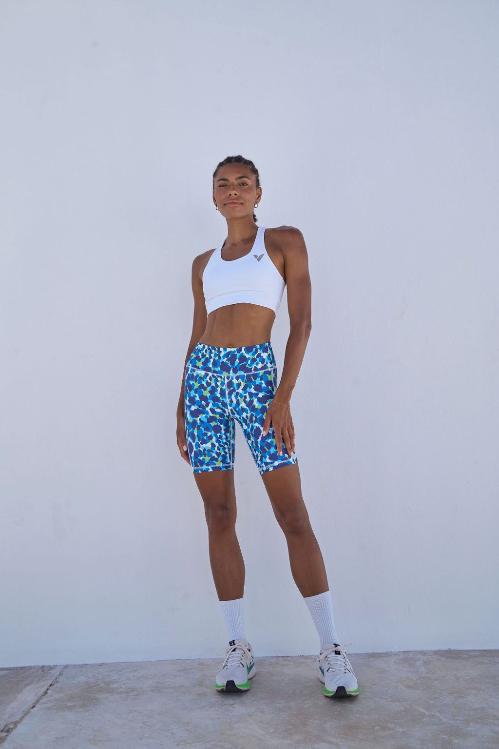 VOXY Biker 8" Short (Blue Wild)
