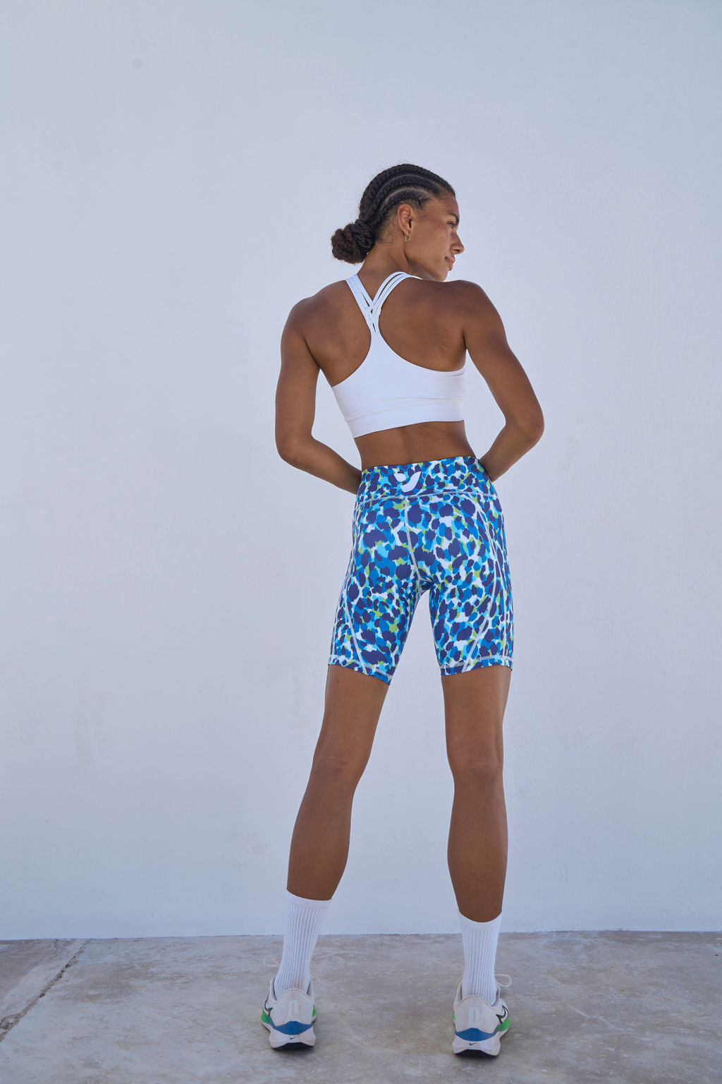 VOXY Biker 8" Short (Blue Wild)