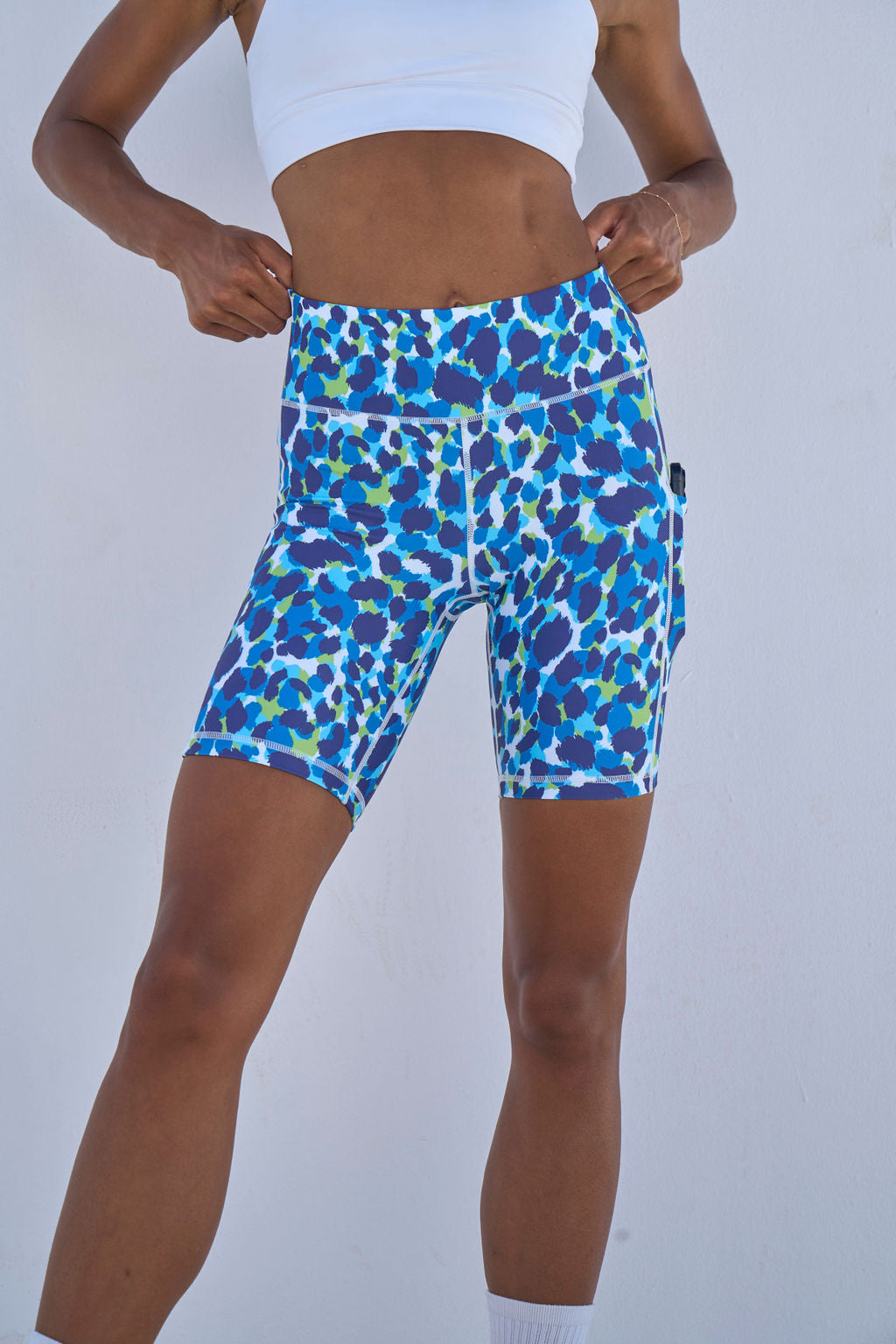 VOXY Biker 8" Short (Blue Wild)