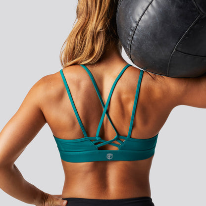 Lotus Sports Bra (Emerald)