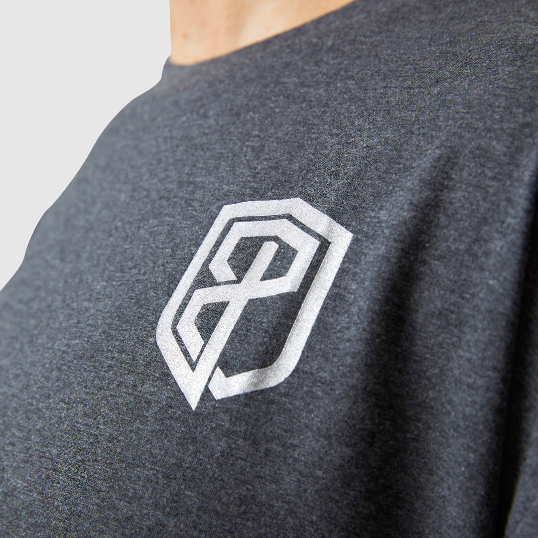 Training Crop Long Sleeve (Dark Heather Grey)