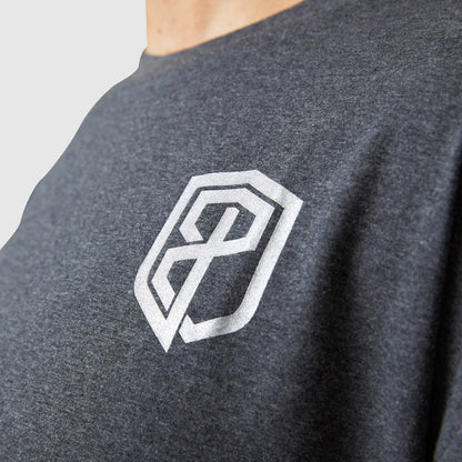 Training Crop Long Sleeve (Dark Heather Grey)