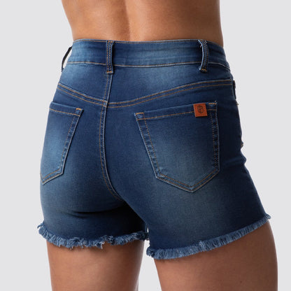 FLEX Stretchy Jean Short (Dark Wash)
