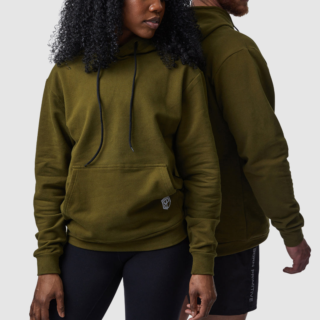 Unmatched Unisex Hoodie (Tactical Green)