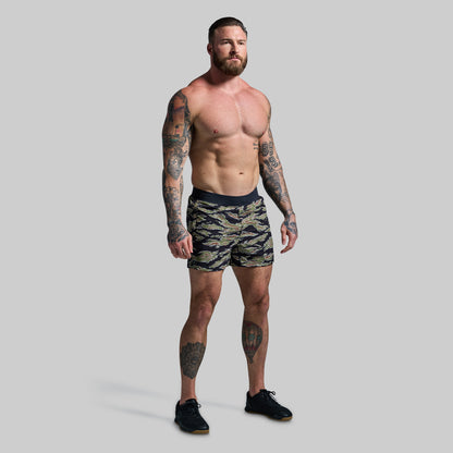 Versatile Short w/ Compression 5" (Jungle Tiger)