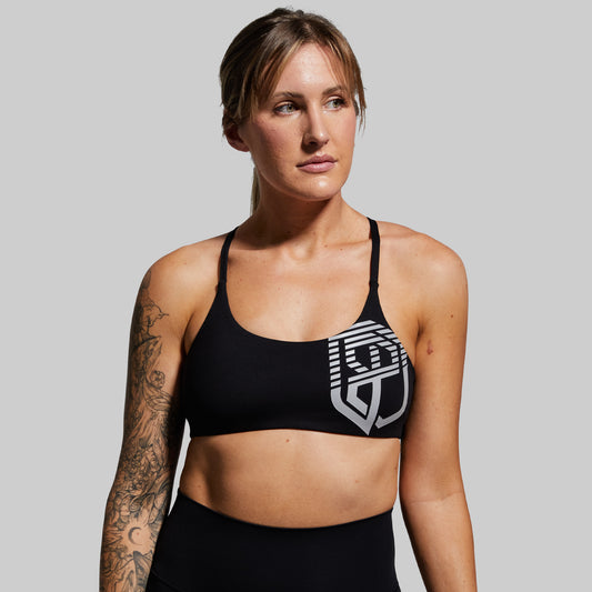 Serenity Sports Bra (Brand Strength Black)