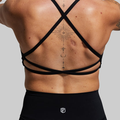 Serenity Sports Bra (Brand Strength Black)